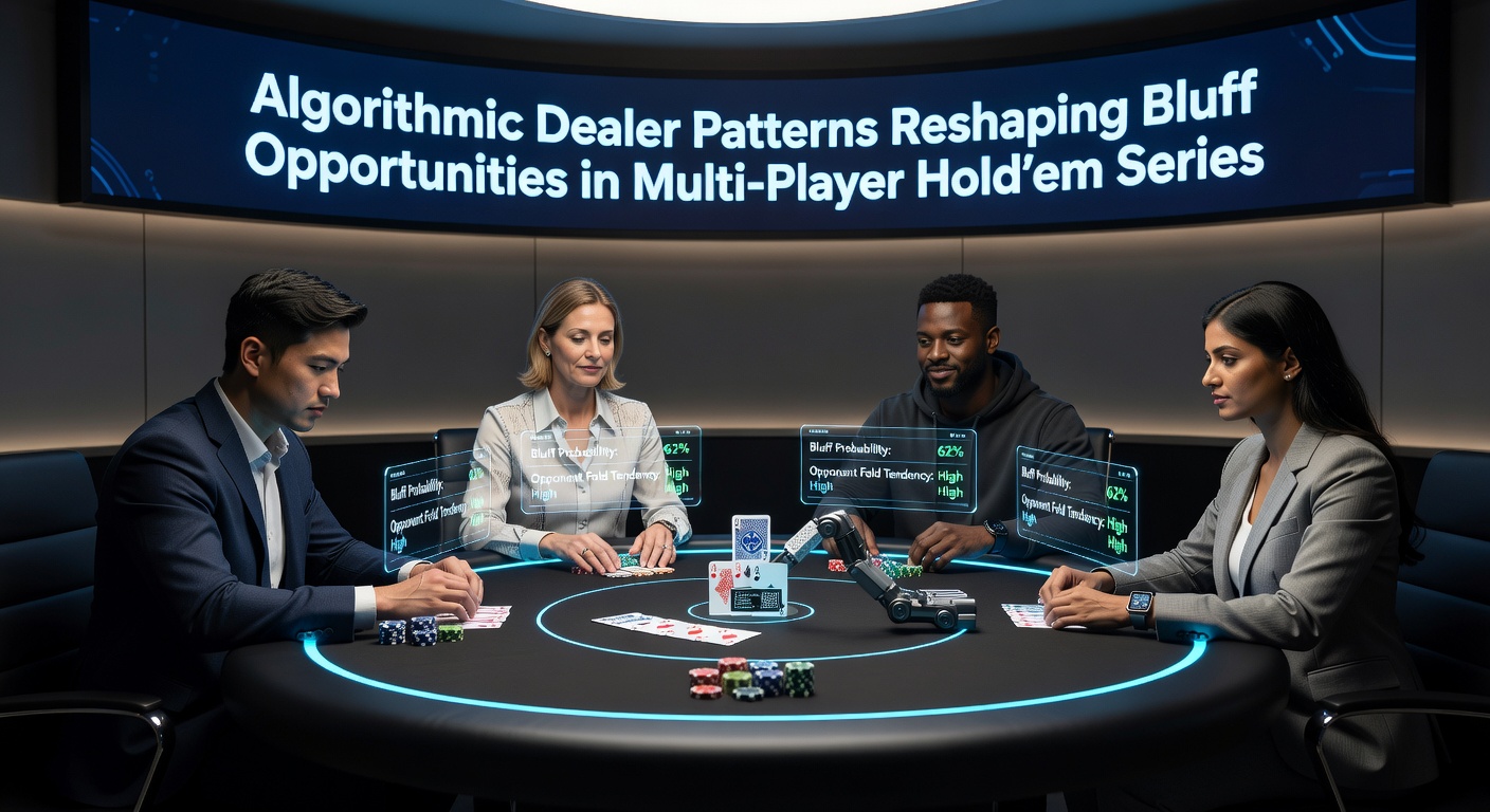 Darstellung algorithmischer Dealer-Muster in Online-Poker-Plattformen mit Fokus auf Multi-Player Hold'em-Dynamiken