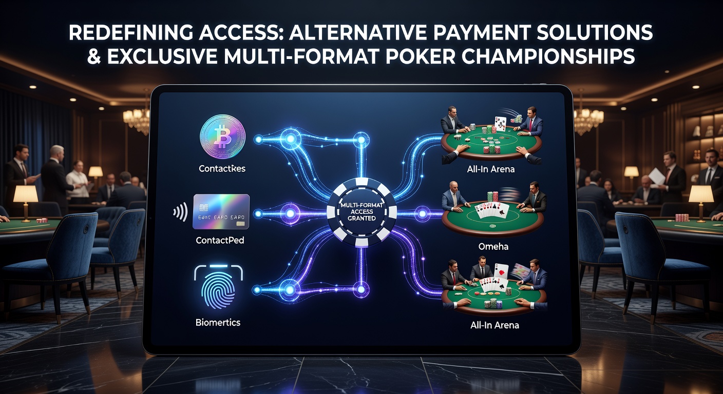 Alternative Zahlungsmethoden in Poker-Meisterschaften